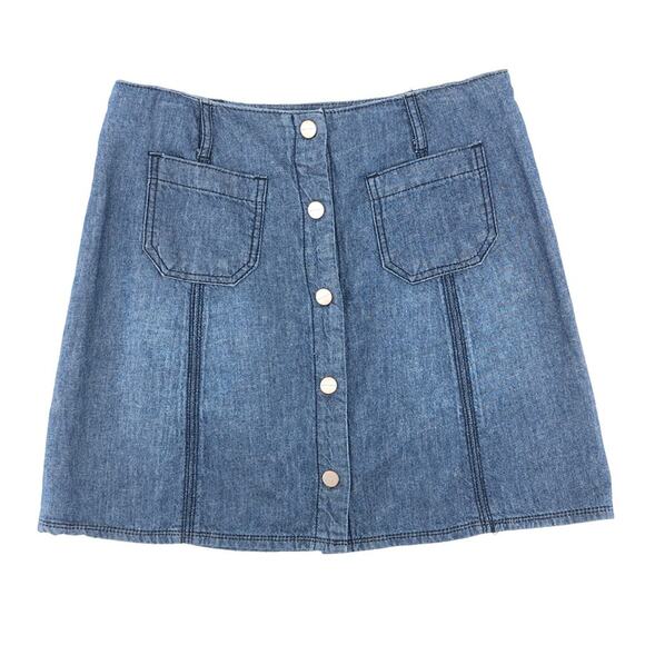 denim chambray mini skirt Sanctuary - Picture 1 of 5